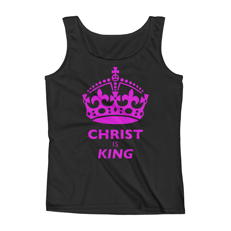 Christ is King Fitted Tank Top