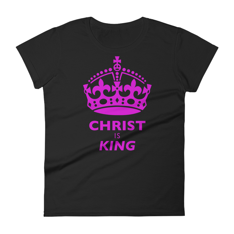 Christ is King Fitted T shirt