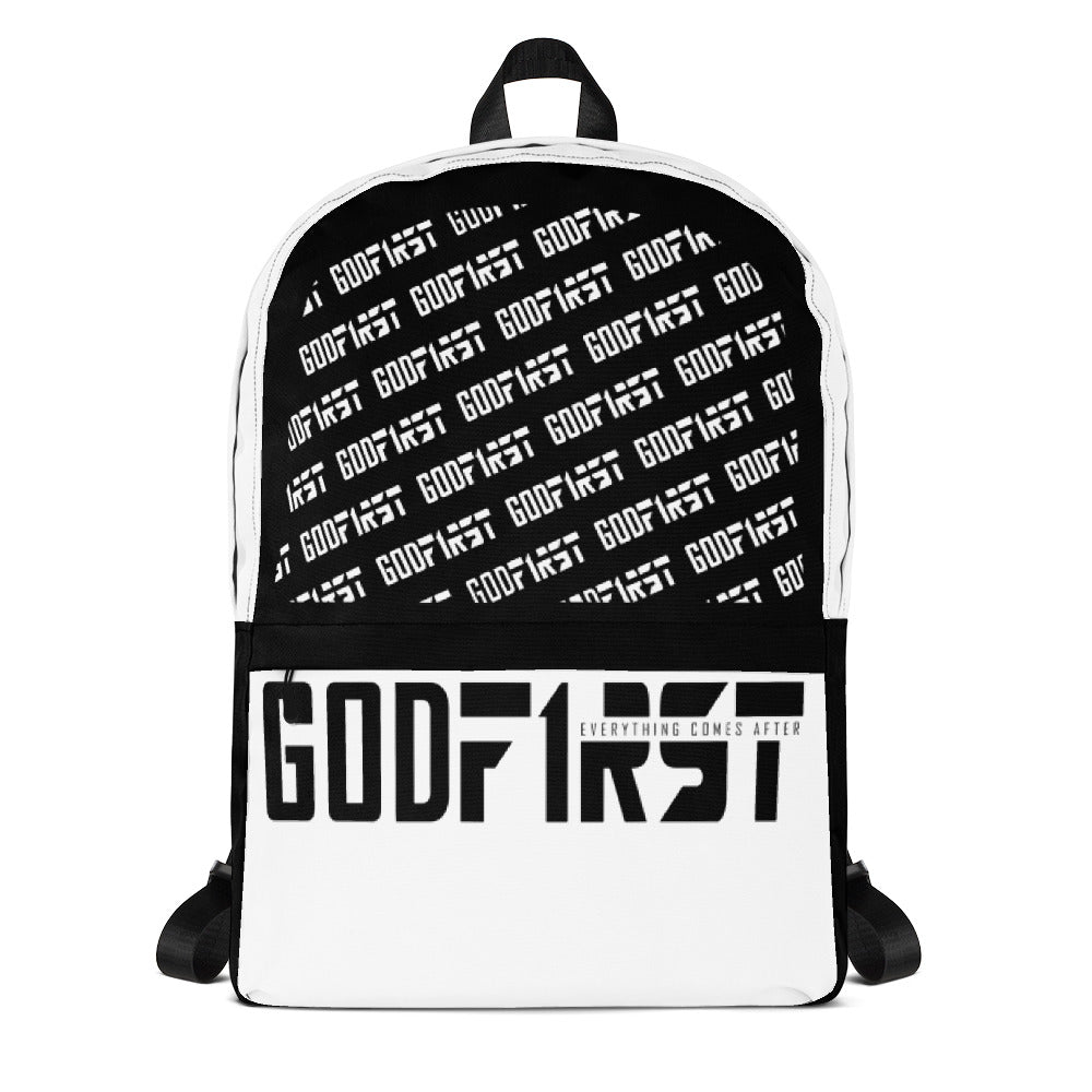 Christian Accesories Front Godfirst design back pack