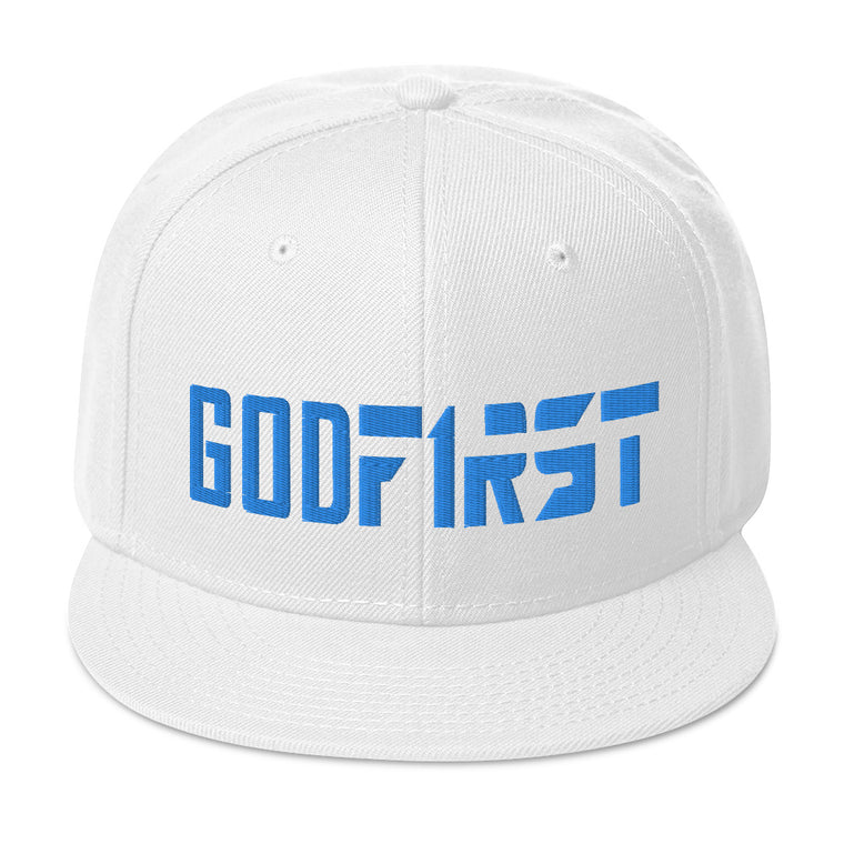 God First Icy Blue Snapback Hat